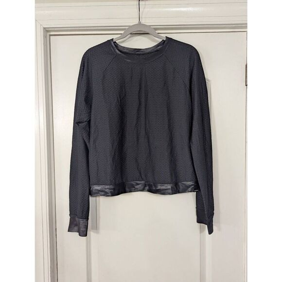 Koral Sofia Netz Pullover Womens L Athleisure Breezy Sweatshirt Workout Travel - Picture 1 of 9